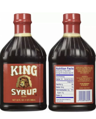 2 Bottles Of King Syrup Golden 32oz Each priority mail