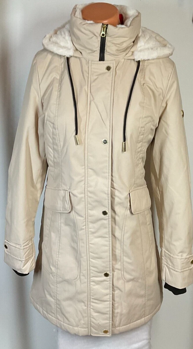 Cream parka hotsell jacket