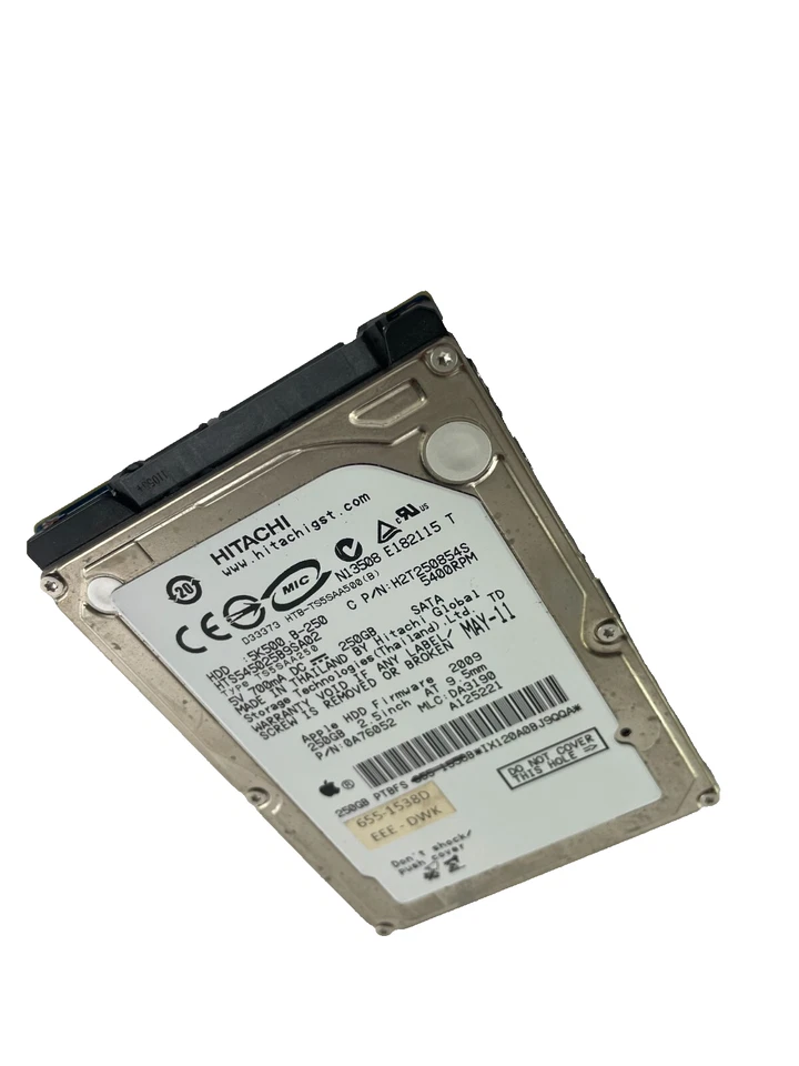 Hitachi  Model HTS545025B9SA02 SATA 250GB Internal Hard Drive Cache 8 MB - Image 3 of 3