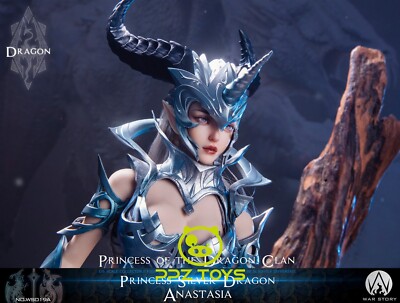 1/6 War Story Dragon Princess Sliver Dragon Anastasia Collctible
