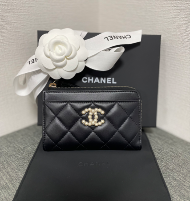 New CHANEL Small wallet folding wallet Compact Wallets Mini Wallet