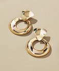 NWT Anthropologie The Restored Vintage Collection: Geometric Drop Earrings — photo 1