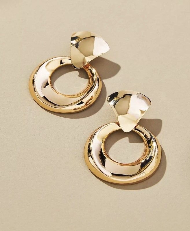NWT Anthropologie The Restored Vintage Collection: Geometric Drop Earrings