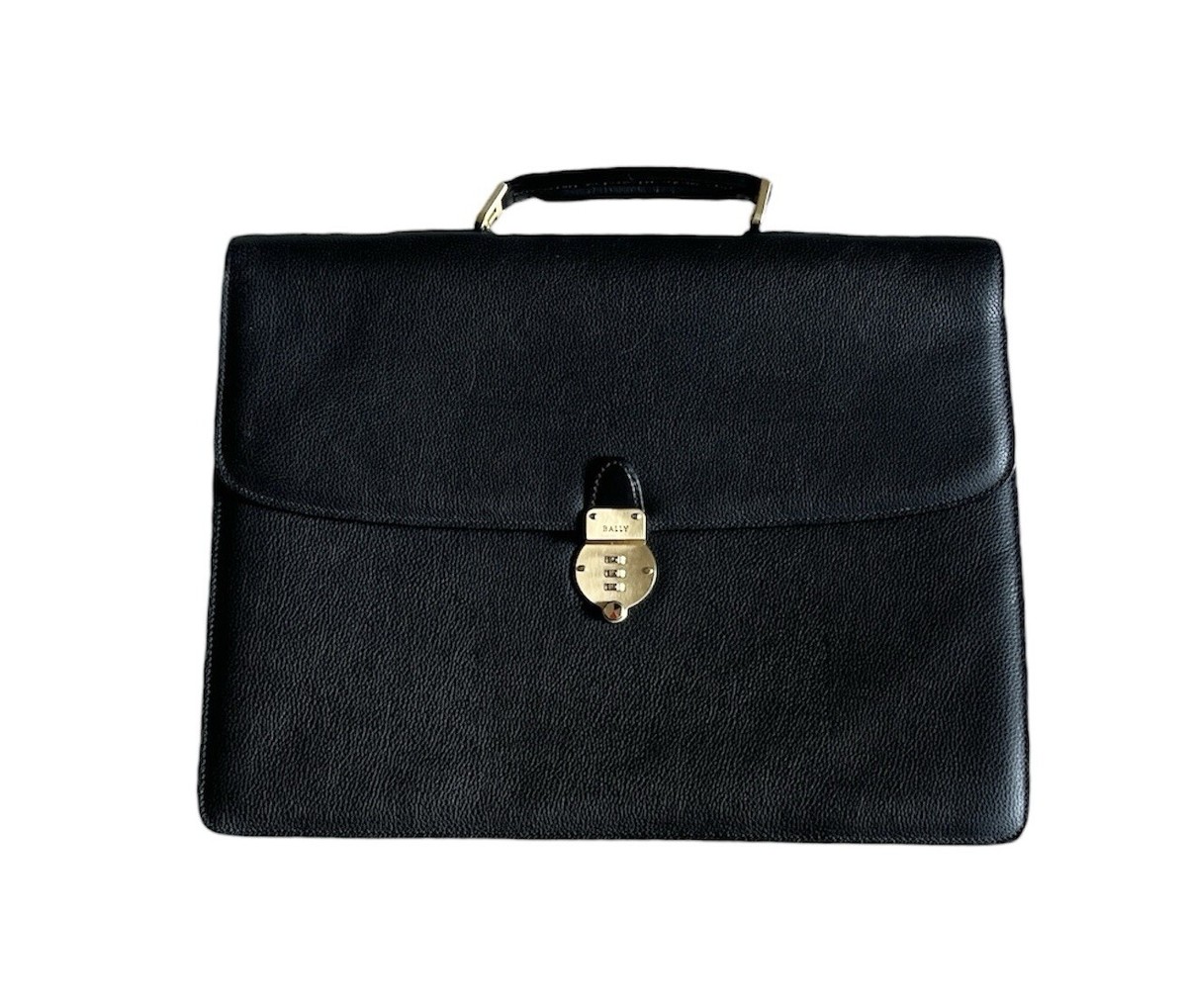Bally Black Leather Attache/Briefcase w/Combination Lock | eBay Bally Black Leather Attache/Briefcase w/Combination Lock | eBay