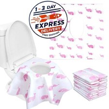Paquete de 21 fundas desechables asiento de inodoro, fundas desechables extra.