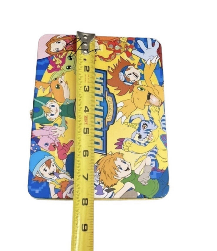 Digimon metal 10 lunch boxes year 2000 sealed lunchbox