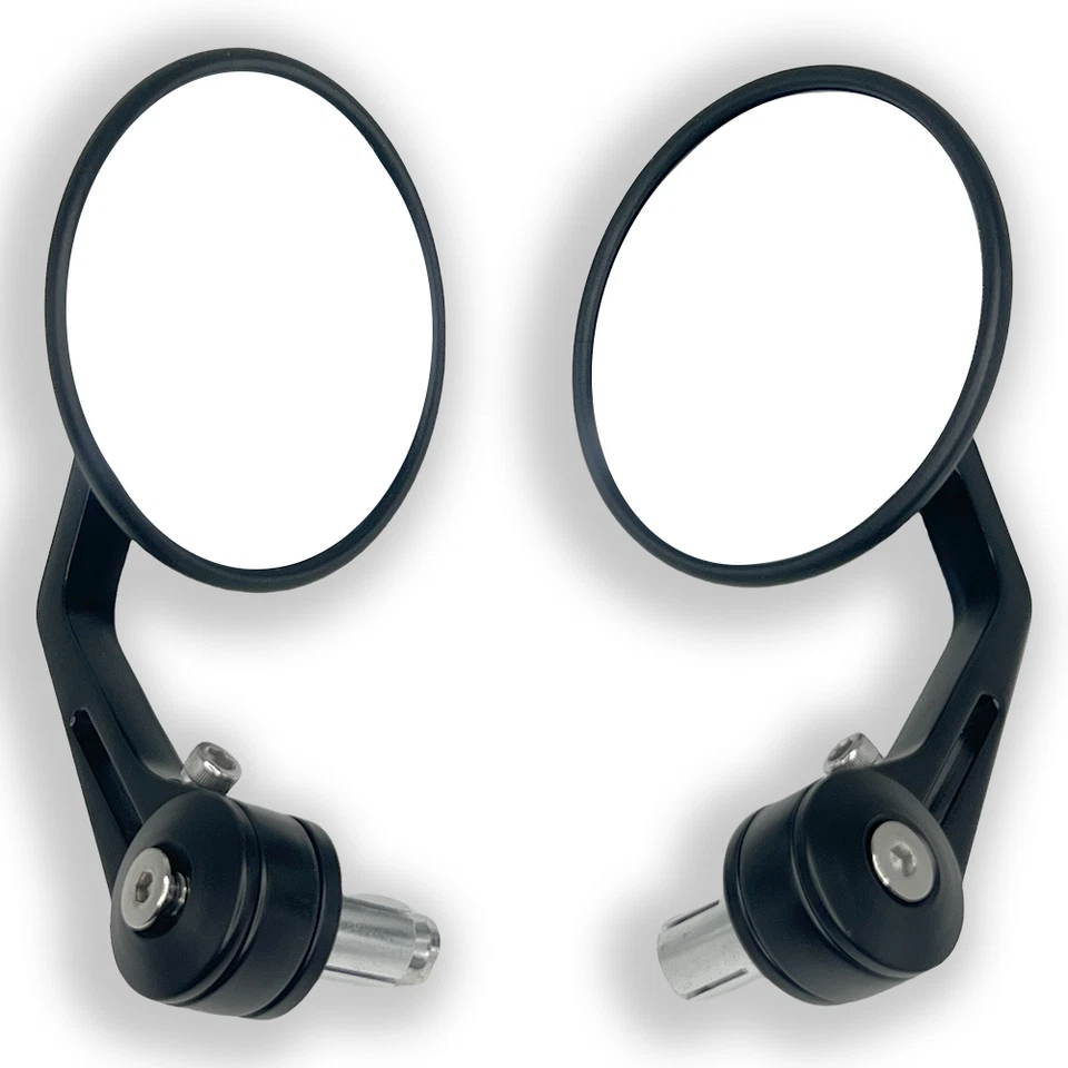 Espejos retrovisores de extremo de manillar de 7/8" para Ducati Monster 1000 620 695 696 796 821 S2R 1000 Foto 2 de 4