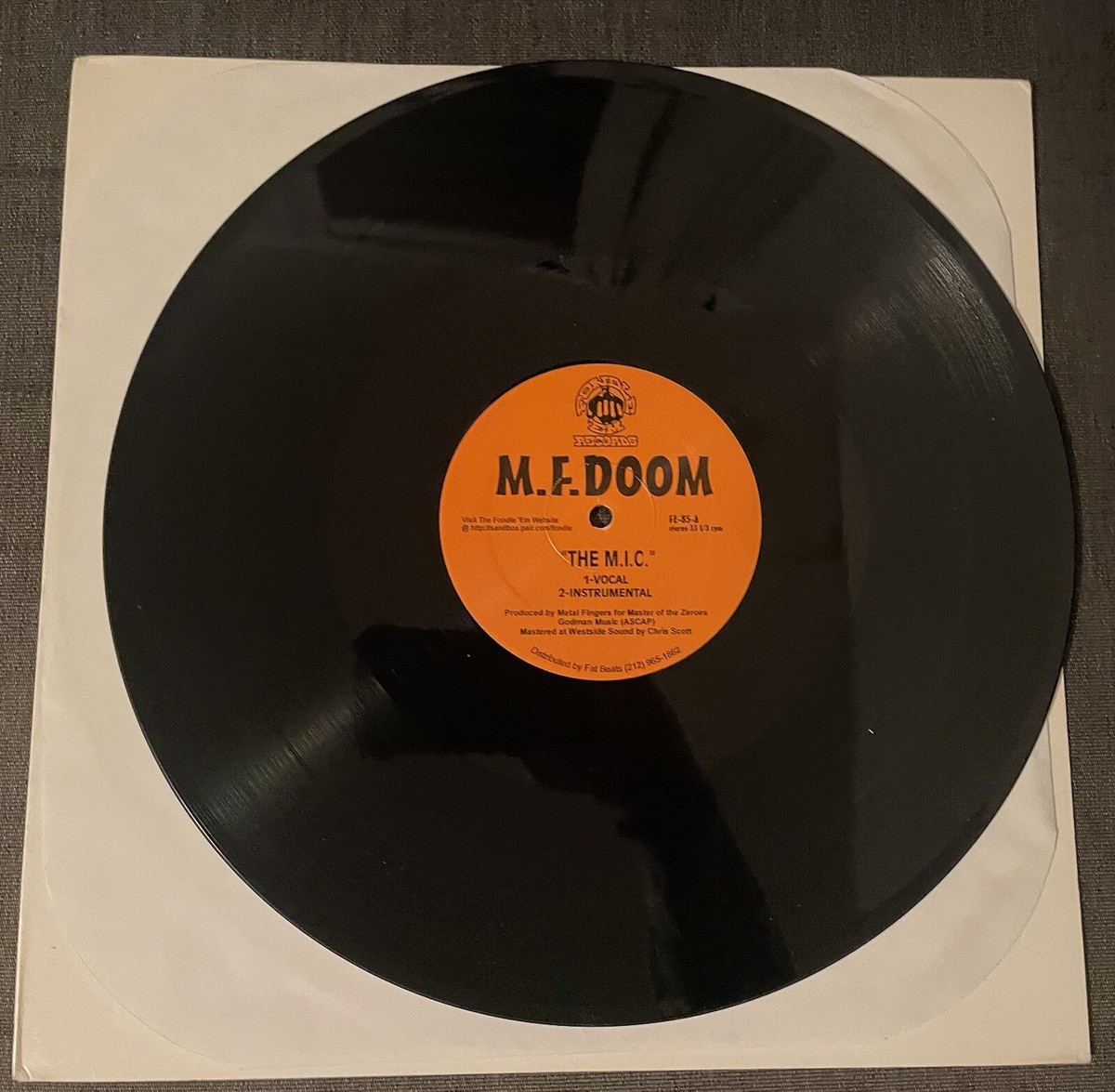 廃盤12inch】M.F. DOOM / The M.I.C.