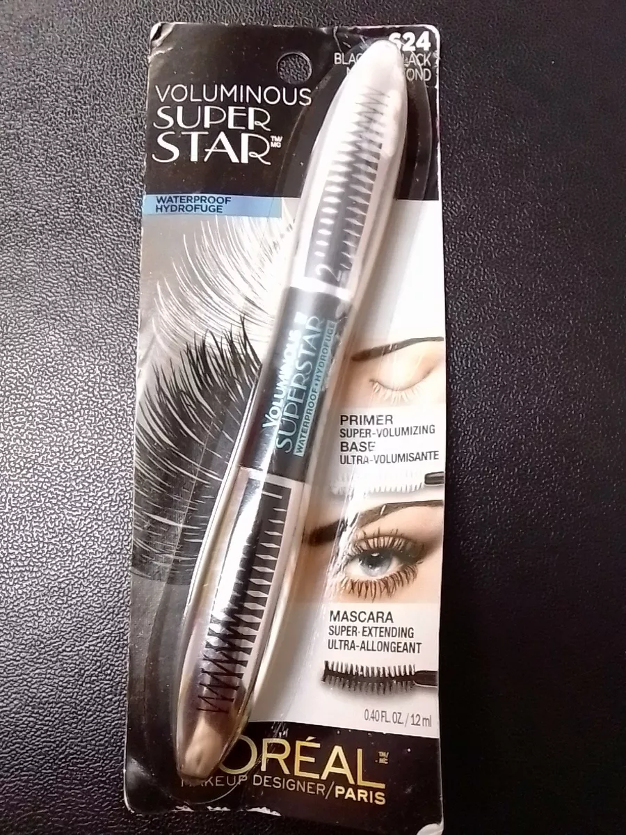 New Damaged Box L'Oreal Voluminous Super Star 624 Blackest Black | eBay