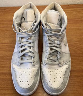 Air Jordan 1 Retro Mid Swoosh Logo Grey Gray Camo Size 16  display picture 1
