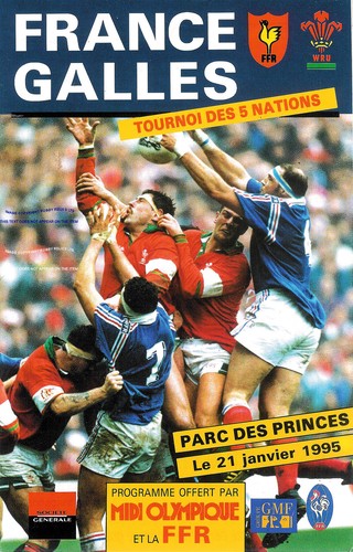 FRANCE v WALES RUGBY PROGRAMMES 1961 TO 2011 GOOD+ CONDITION FIVE & SIX NATIONS - Picture 18 of 26
