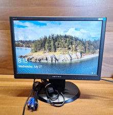 HannsG HW173A 17" LCD Flat Panel Monitor Display VGA w/ Cords HSG1044 Grade B