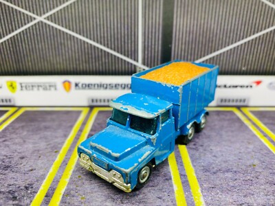 CORGI JUNIOR GUY WARRIOR TRUCK BLUE GRAIN TRUCK FAIR CONDITION 43