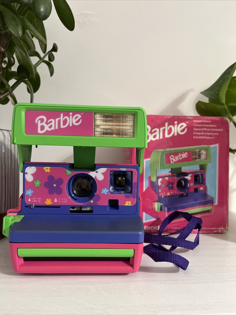 Barbie Polaroid Instant Film Camera 1999 Tested And Working