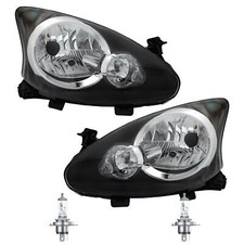 Halogen Scheinwerfer Frontscheinwerfer Set H4 für Toyota Aygo inklusive Lampen