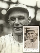CARD IMAGE! Pitching Star RUBE MARQUARD 1922 William Paterson Card Type 1 Photo