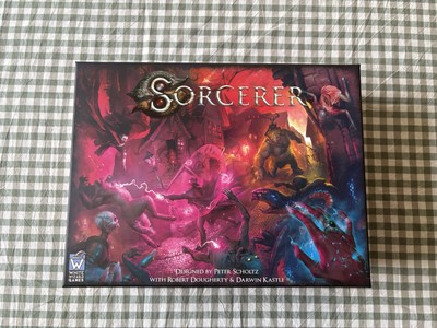 SORCERER Board Game White Wizard Games Unpunched Sealed Cards