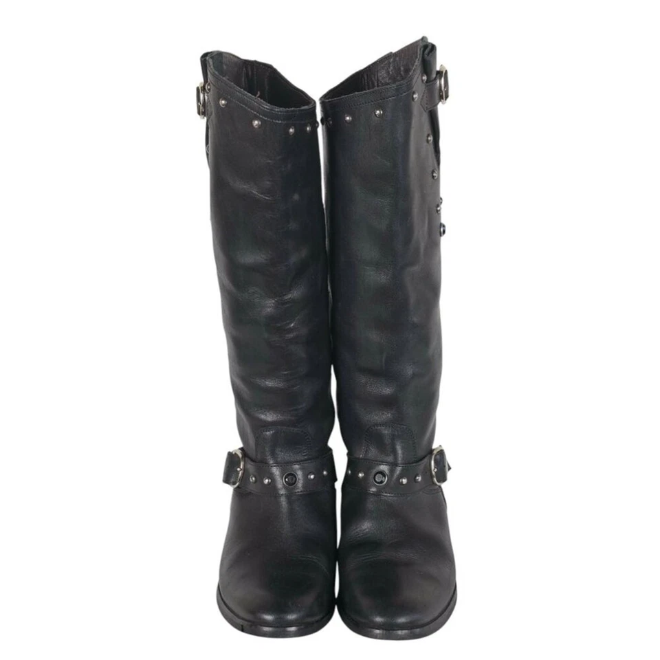 Botas altas hasta la rodilla Golden Goose Kate de cuero con tachuelas $1150 talla 38 Foto 2 de 4