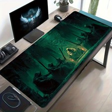 1pc Large-sized Esports Gaming Mouse Pad Featuring a Sword-wielding Hooded Figu