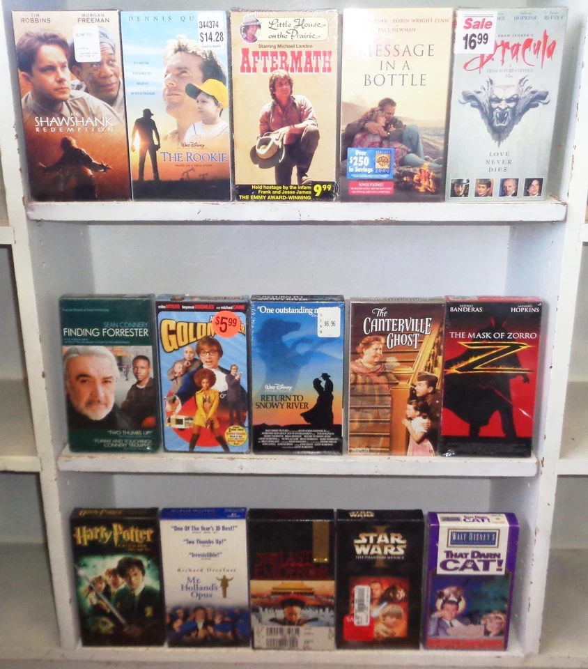 Factory Sealed VHS Lot Steel Magnolias Shawshank Redemption Lord of The Rings + - Image 2 of 4