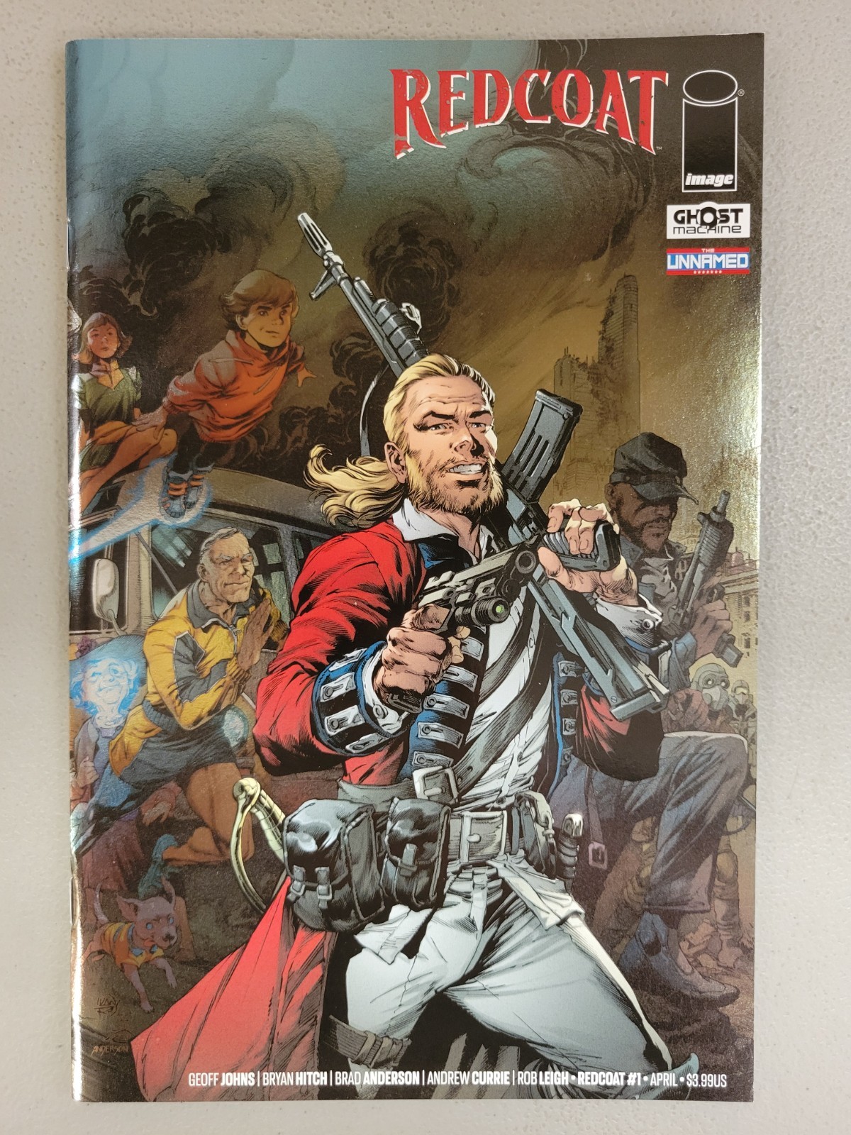 Redcoat #1 1:50 Foil Variant Image Comics Ghost Machine 2024 *