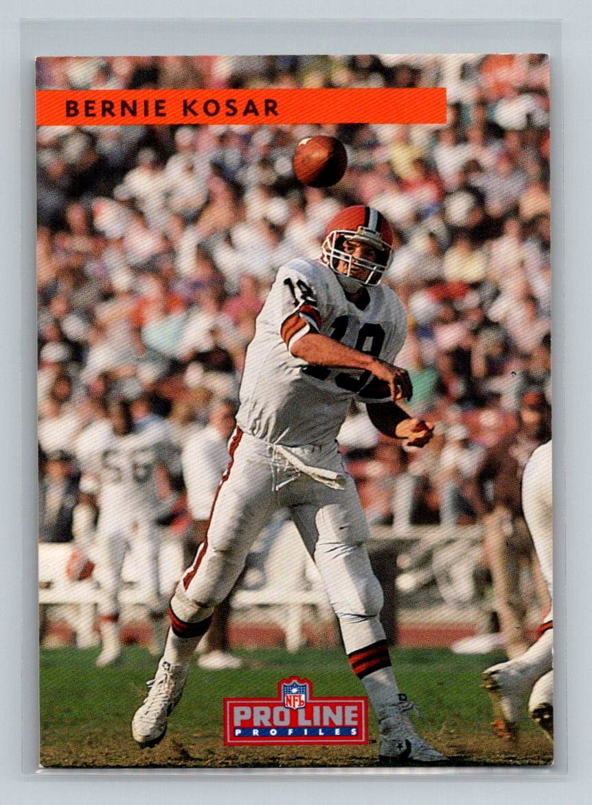 1992 Pro Line Profiles #100 Bernie Kosar Cleveland Browns Football Card