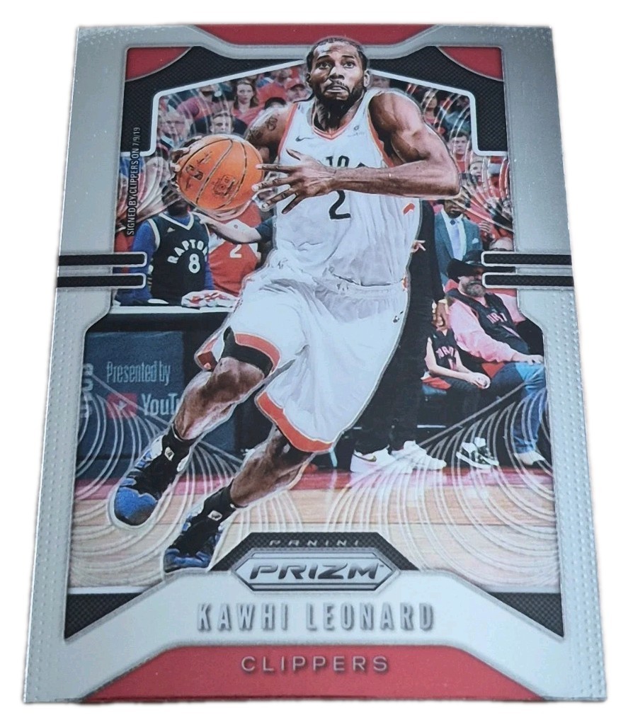2019 Panini Prizm Kawhi Leonard #149 Los Angeles Clippers Basketball Card (B1