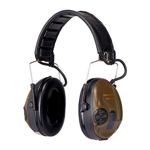 3M Peltor SportTac Electronic Ear Defenders Green & Orange **Fast Free Delivery*