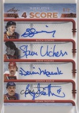 2020 Superlative Collection 4 Score 6/9 Butch Goring Steve Vickers Auto HOF 0tw4