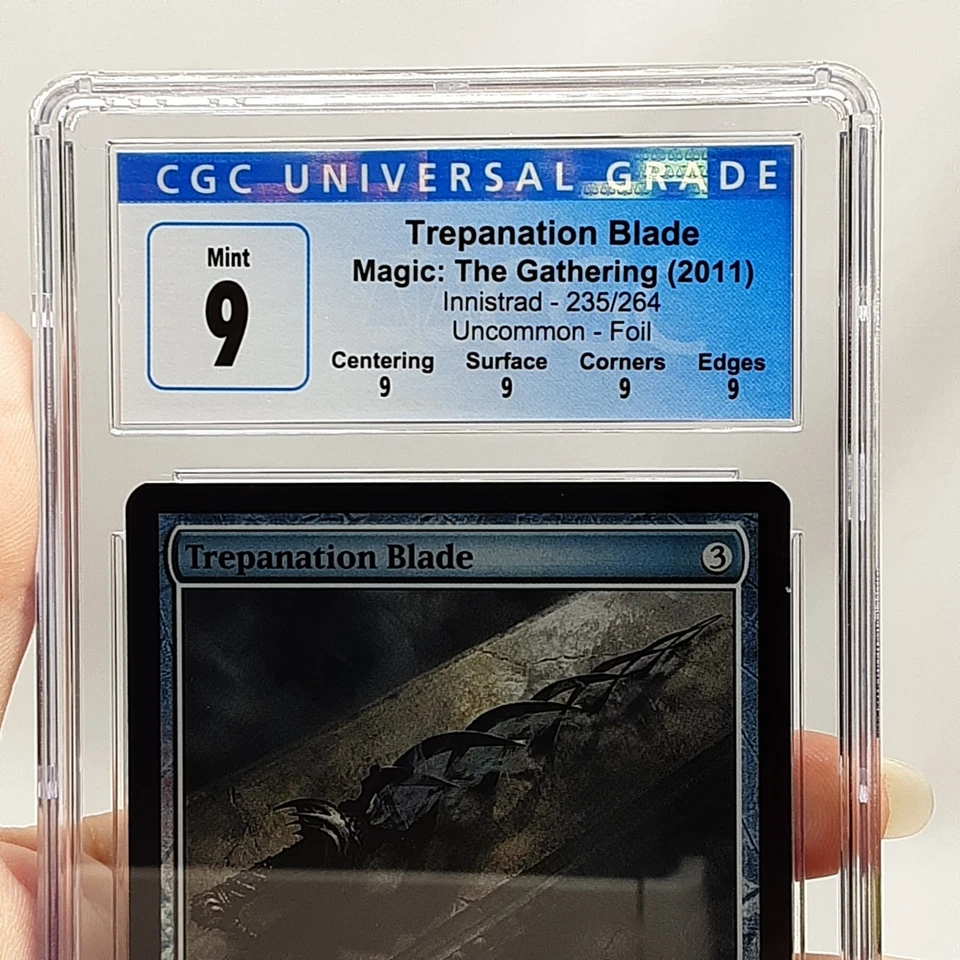 MTG - Innistrad - Trepanation Blade - Foil - Graded - CGC 9 - Image 2 of 4