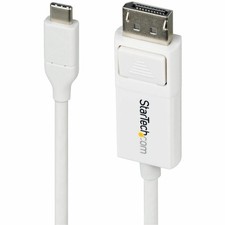 StarTech.com 6ft 2m USB-C to DisplayPort 1.2 Cable 4K 60Hz, Reversible DP to