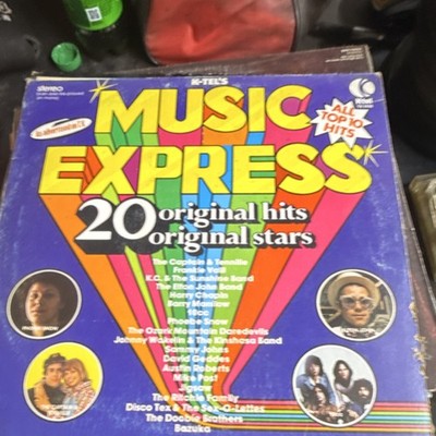 K-Tel Music Express Vinyl LP Compilation Album Pop Rock Cardboard Sleeve