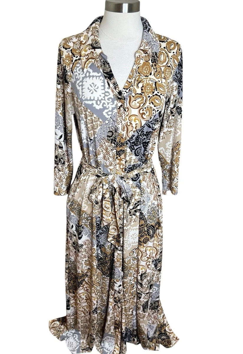 susan graver printed liquid knit maxi dress As Is" Susan Graver Petite Printed Liquid Knit A-Line Maxi Dress