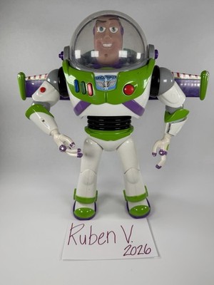 Vintage Toy Story Buzz Lightyear Action Figure Tim Allen Voice Phrases Disney