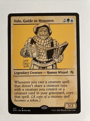 1x Mtg D&D Forgotten Realms Volo, Guide To Monsters Showcase NM/M