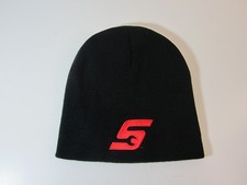 SNAP ON TOOLS Black with Red Logo Knitted Beanie Hat 'NEW' winter or chilly days