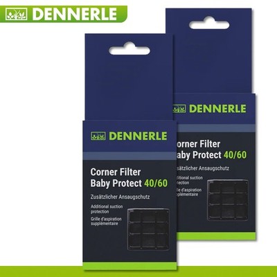Dennerle 2 x Corner Filter Baby Protect 40/60 Ansaugschutz für Garnelen