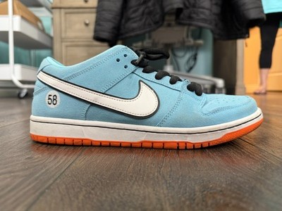 Nike SB Dunk Low Club 58 Gulf Blue Chill BQ6817-401 Size 8.5 Used SB Dunk