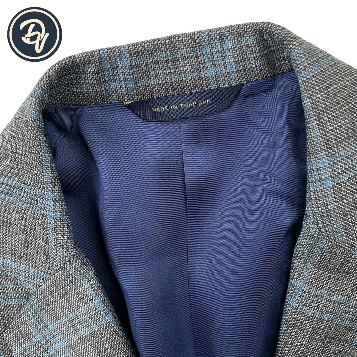 Mint! 39 R Brooks Brothers Regent X Reda Light Grey Hopsack Knit 