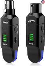 JOYO 2.4GHz Wireless Microphone System 4-Channel XLR Transmitter Receiver
