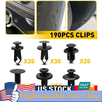 #ad #ad For Honda Civic Accord CRV 190X Fastener Auto Push Pin Clip Bumper Fender $10.44