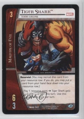 2005 VS System Marvel Avengers Tiger Shark #MAV-147