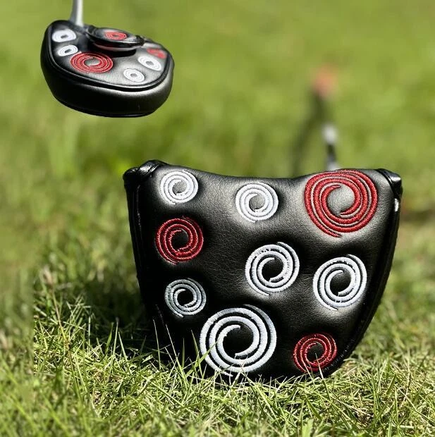 1x Golf Putter Head Covers Club Mallet Blade Protector New DE - Image 2 of 4