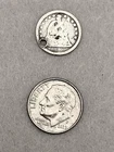 US Coin 1849 Seated Liberty Half Dime .90 Silver