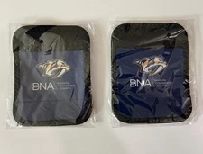2pc BNIP NHL Nashville Predators Hockey Fans Gear Bag Luggage Strap Bands