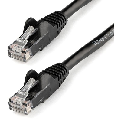 StarTech 50 ft Black Snagless Cat6 UTP Patch Cable