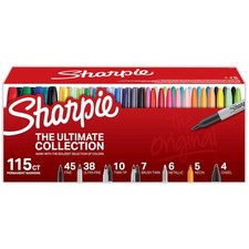Ultimate 115-Count Permanent Markers, Assorted Colors