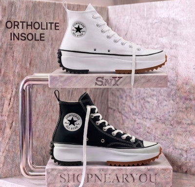CONVERSE WOMEN'S Run Star Hike High Top Platform Lugged Athletic Boots