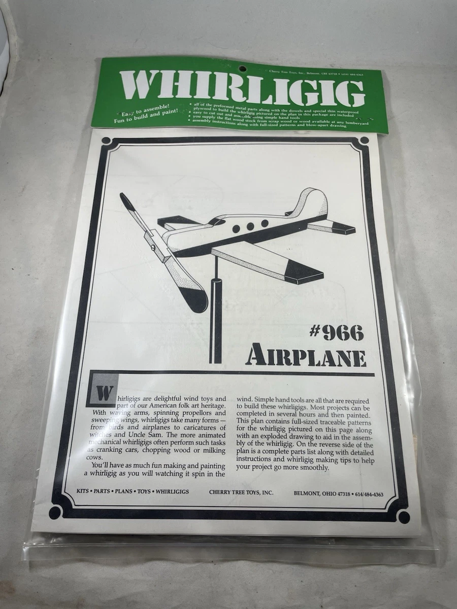 Banderuola Da Giardino A Forma Di Aereo B-17 Whirligig - Warbird In Legno Artigianale - Argento - Foto 3