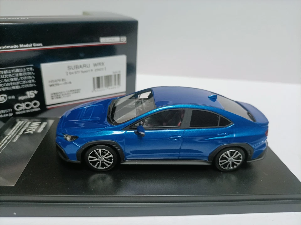 Hi story 1:43 Subaru modified sports car model Subaru WRX S4 STi Sport R Blue - Image 2 of 4